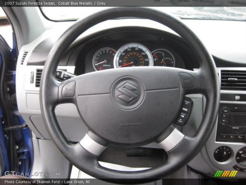 Cobalt Blue Metallic / Grey 2007 Suzuki Forenza Sedan