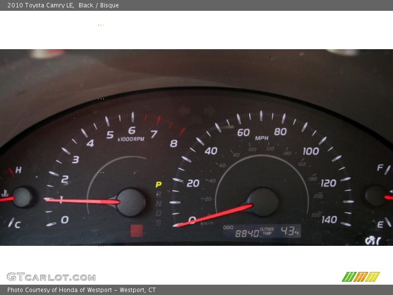 Black / Bisque 2010 Toyota Camry LE