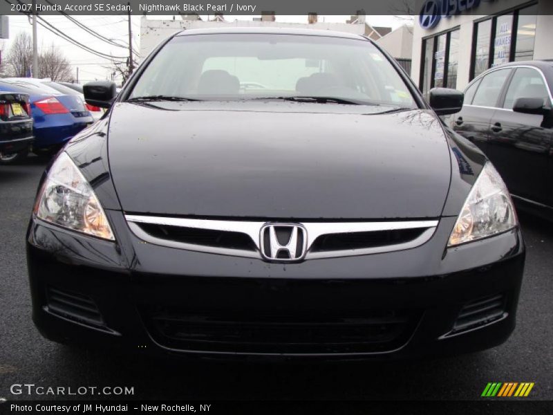 Nighthawk Black Pearl / Ivory 2007 Honda Accord SE Sedan