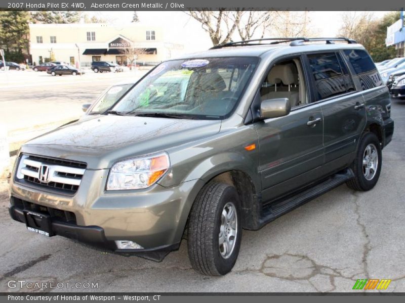 Aberdeen Green Metallic / Olive 2007 Honda Pilot EX 4WD