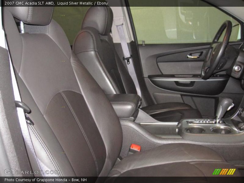 Liquid Silver Metallic / Ebony 2007 GMC Acadia SLT AWD