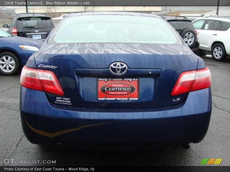 Blue Ribbon Metallic / Ash 2008 Toyota Camry LE