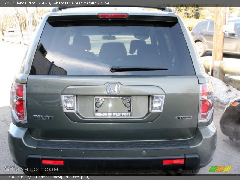 Aberdeen Green Metallic / Olive 2007 Honda Pilot EX 4WD
