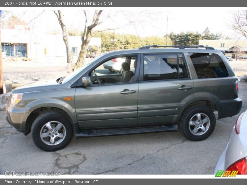 Aberdeen Green Metallic / Olive 2007 Honda Pilot EX 4WD