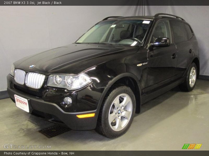 Jet Black / Black 2007 BMW X3 3.0si