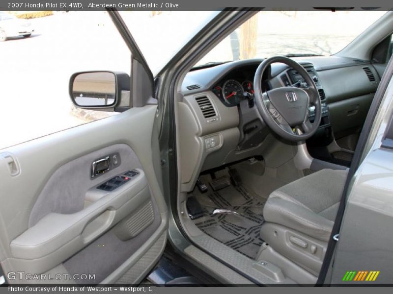 Aberdeen Green Metallic / Olive 2007 Honda Pilot EX 4WD