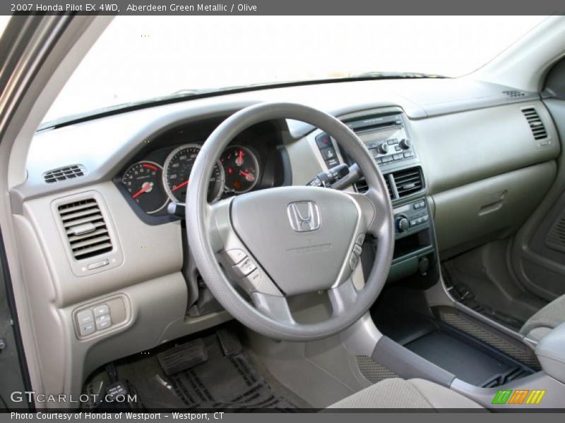 Aberdeen Green Metallic / Olive 2007 Honda Pilot EX 4WD