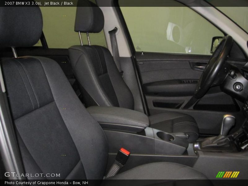 Jet Black / Black 2007 BMW X3 3.0si