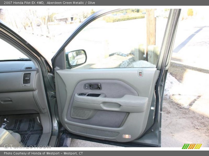 Aberdeen Green Metallic / Olive 2007 Honda Pilot EX 4WD