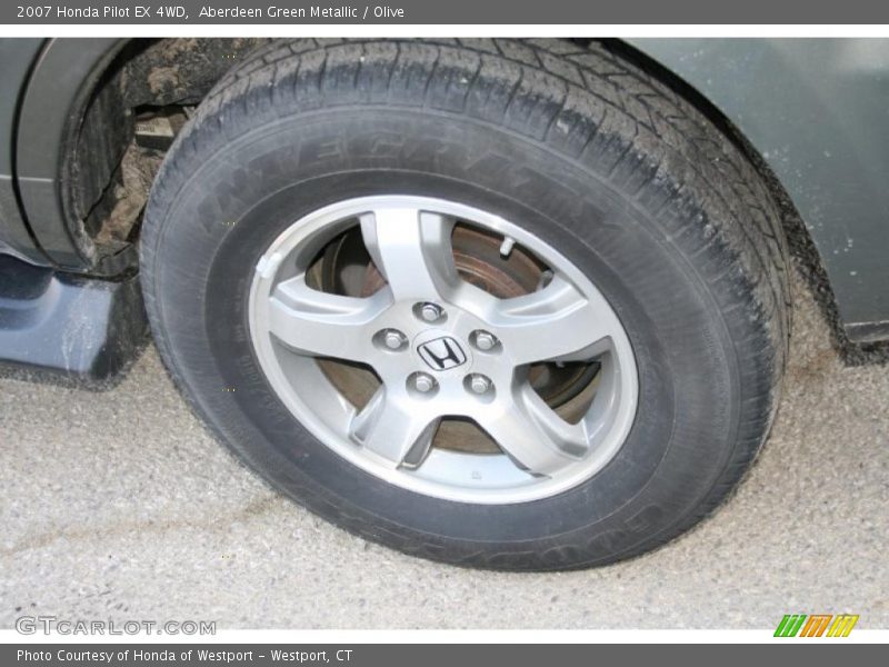 Aberdeen Green Metallic / Olive 2007 Honda Pilot EX 4WD