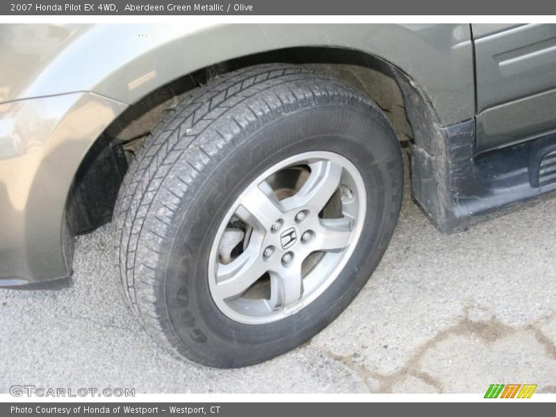 Aberdeen Green Metallic / Olive 2007 Honda Pilot EX 4WD