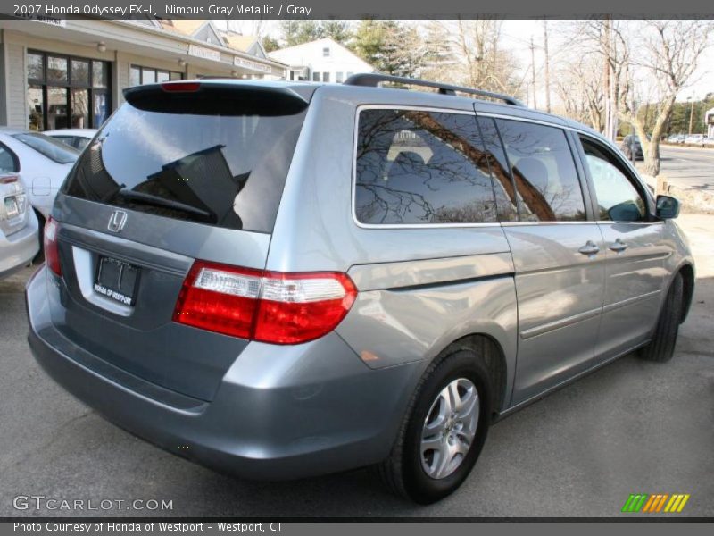 Nimbus Gray Metallic / Gray 2007 Honda Odyssey EX-L