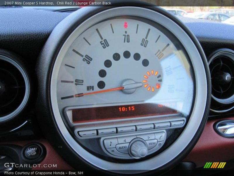 Chili Red / Lounge Carbon Black 2007 Mini Cooper S Hardtop