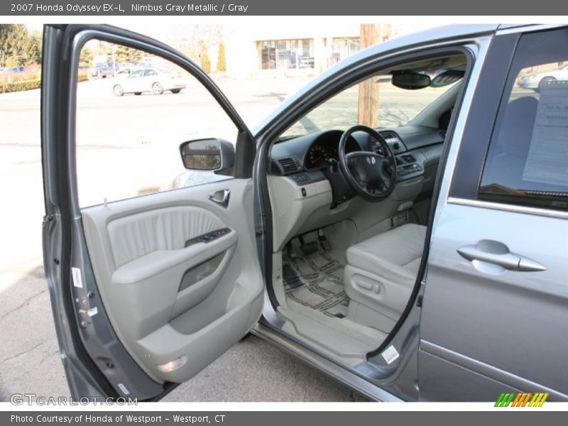 Nimbus Gray Metallic / Gray 2007 Honda Odyssey EX-L