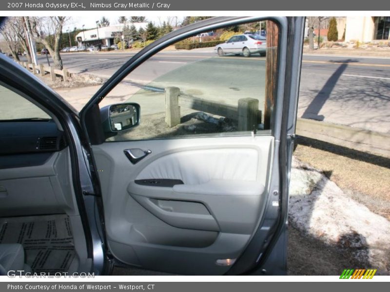 Nimbus Gray Metallic / Gray 2007 Honda Odyssey EX-L