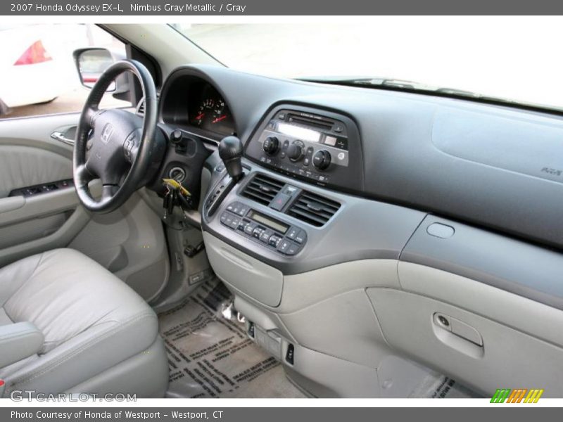 Nimbus Gray Metallic / Gray 2007 Honda Odyssey EX-L