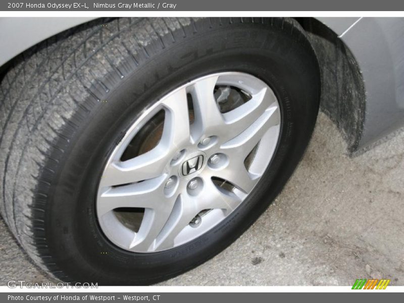 Nimbus Gray Metallic / Gray 2007 Honda Odyssey EX-L