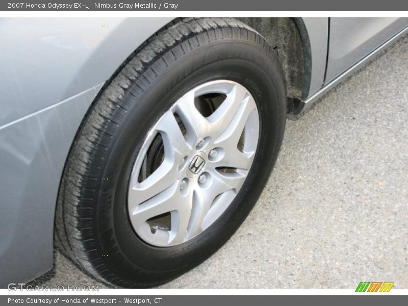 Nimbus Gray Metallic / Gray 2007 Honda Odyssey EX-L