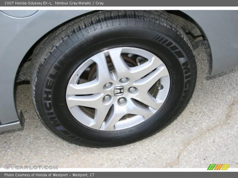 Nimbus Gray Metallic / Gray 2007 Honda Odyssey EX-L