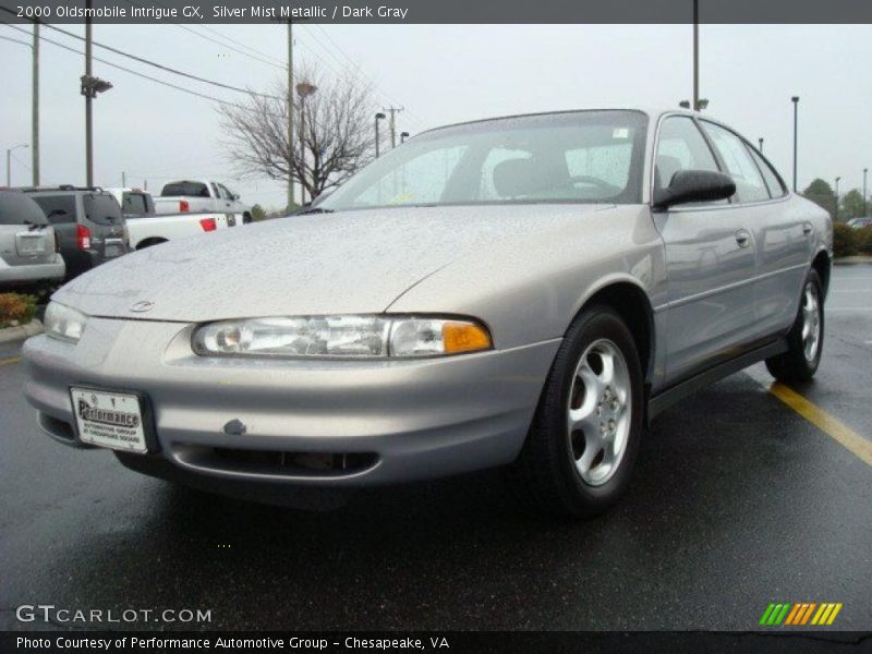 Silver Mist Metallic / Dark Gray 2000 Oldsmobile Intrigue GX