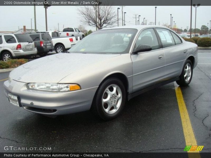 Silver Mist Metallic / Dark Gray 2000 Oldsmobile Intrigue GX