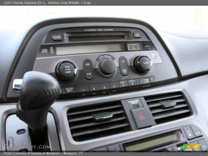 Nimbus Gray Metallic / Gray 2007 Honda Odyssey EX-L