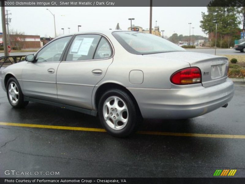 Silver Mist Metallic / Dark Gray 2000 Oldsmobile Intrigue GX