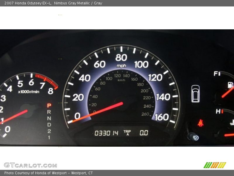 Nimbus Gray Metallic / Gray 2007 Honda Odyssey EX-L