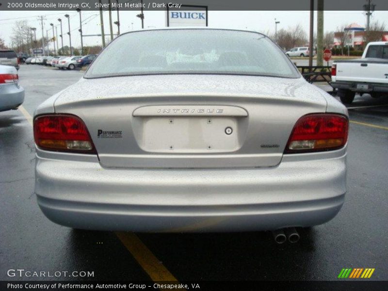 Silver Mist Metallic / Dark Gray 2000 Oldsmobile Intrigue GX