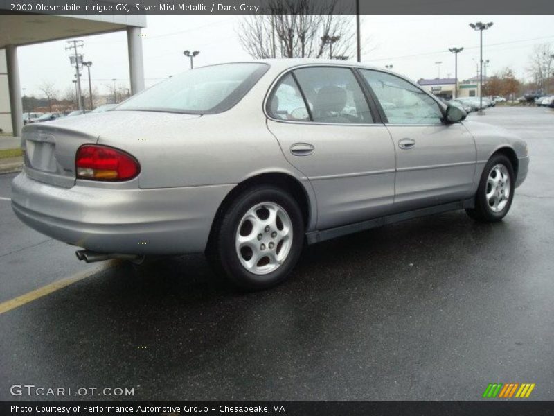 Silver Mist Metallic / Dark Gray 2000 Oldsmobile Intrigue GX