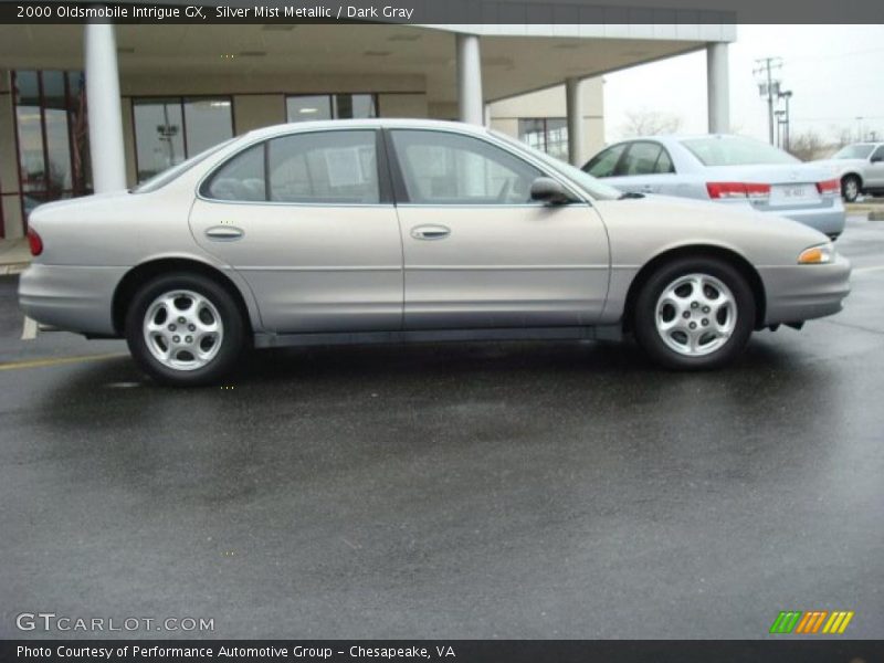 Silver Mist Metallic / Dark Gray 2000 Oldsmobile Intrigue GX