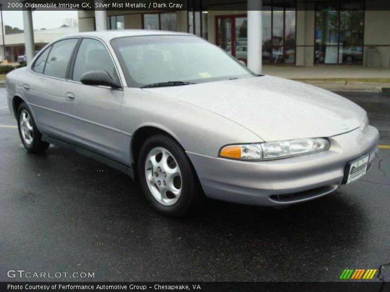 Silver Mist Metallic / Dark Gray 2000 Oldsmobile Intrigue GX