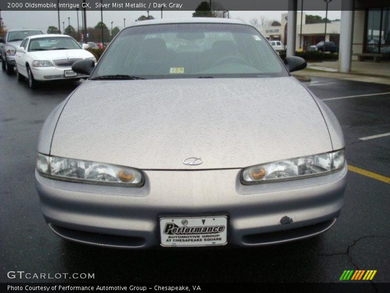Silver Mist Metallic / Dark Gray 2000 Oldsmobile Intrigue GX