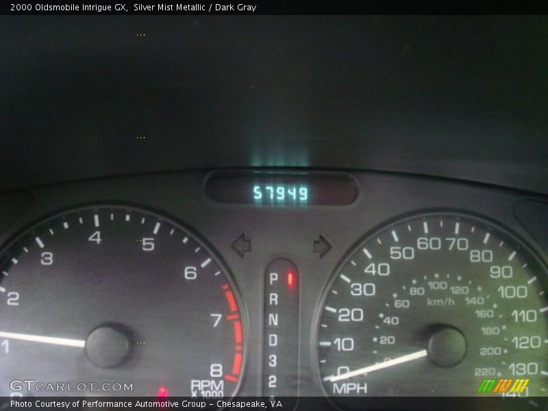 Silver Mist Metallic / Dark Gray 2000 Oldsmobile Intrigue GX