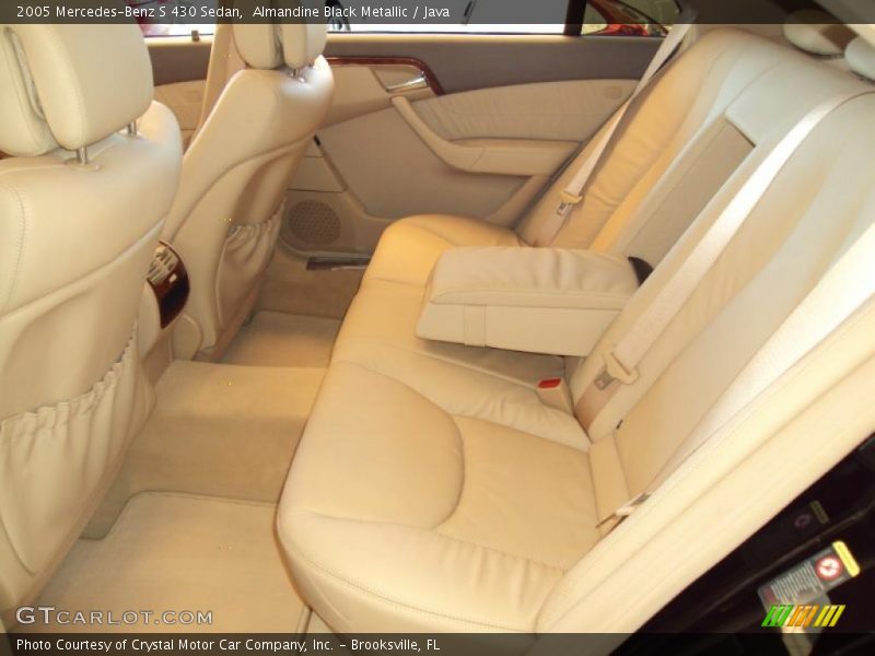 Almandine Black Metallic / Java 2005 Mercedes-Benz S 430 Sedan