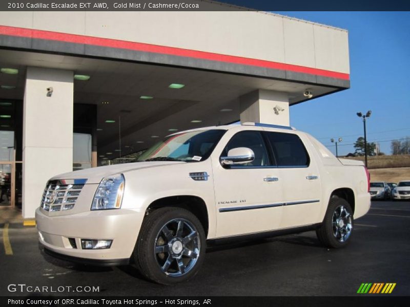 Gold Mist / Cashmere/Cocoa 2010 Cadillac Escalade EXT AWD