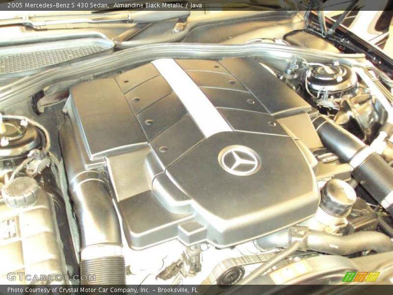 Almandine Black Metallic / Java 2005 Mercedes-Benz S 430 Sedan