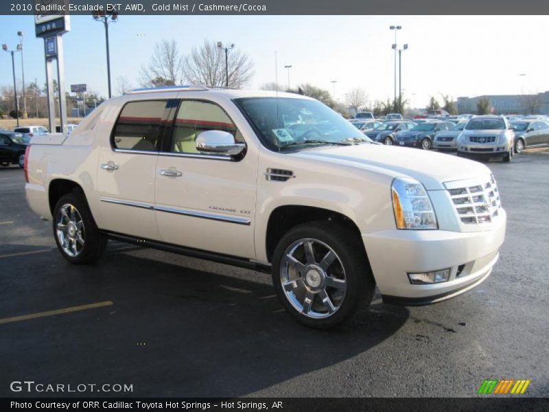 Gold Mist / Cashmere/Cocoa 2010 Cadillac Escalade EXT AWD