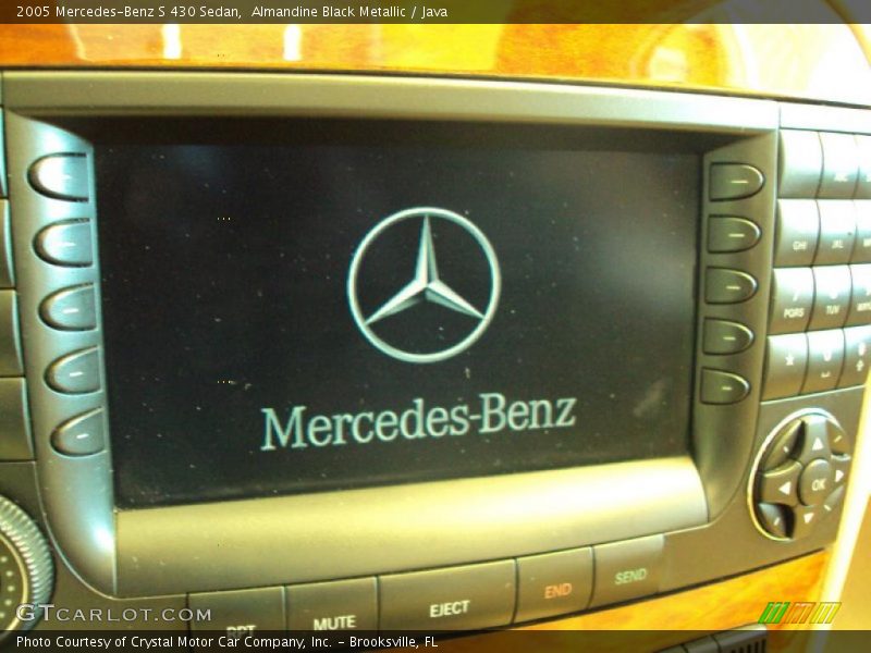 Almandine Black Metallic / Java 2005 Mercedes-Benz S 430 Sedan