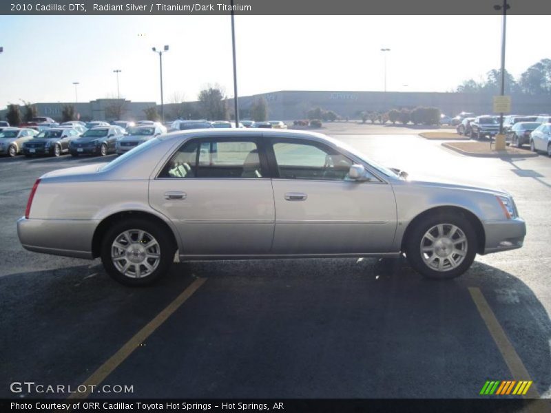 Radiant Silver / Titanium/Dark Titanium 2010 Cadillac DTS