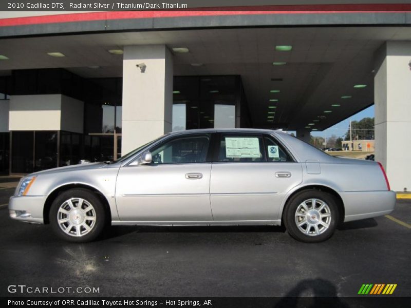 Radiant Silver / Titanium/Dark Titanium 2010 Cadillac DTS