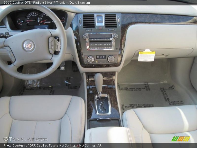 Radiant Silver / Titanium/Dark Titanium 2010 Cadillac DTS