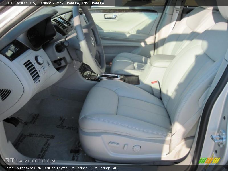 Radiant Silver / Titanium/Dark Titanium 2010 Cadillac DTS