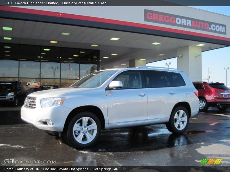 Classic Silver Metallic / Ash 2010 Toyota Highlander Limited