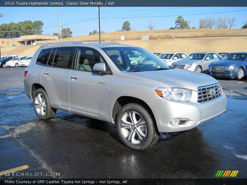 Classic Silver Metallic / Ash 2010 Toyota Highlander Limited