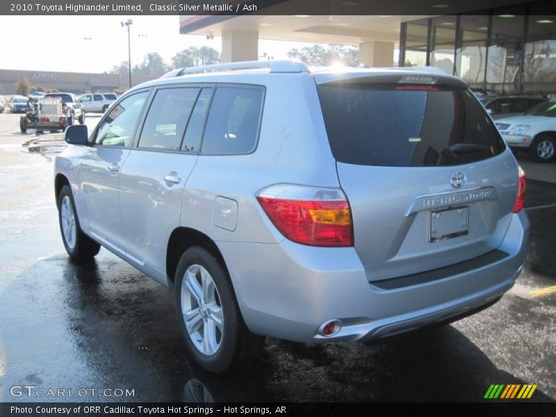 Classic Silver Metallic / Ash 2010 Toyota Highlander Limited