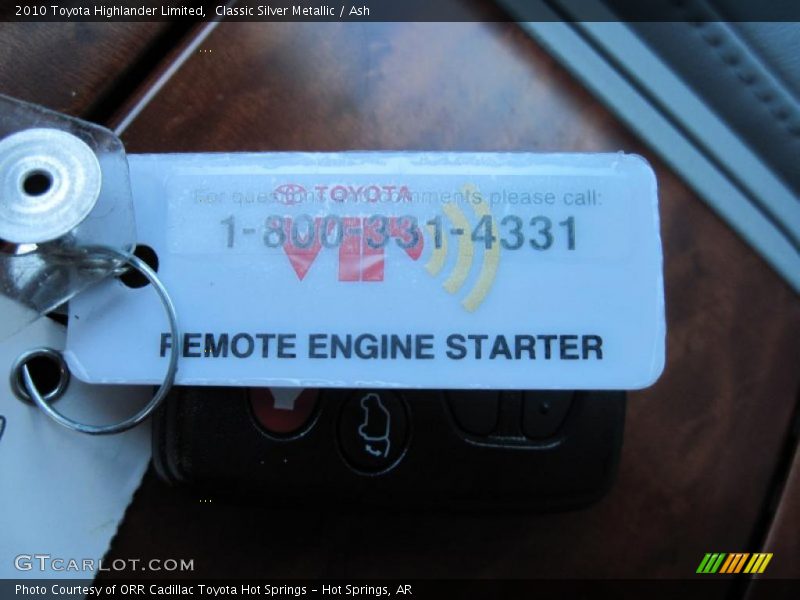 Classic Silver Metallic / Ash 2010 Toyota Highlander Limited