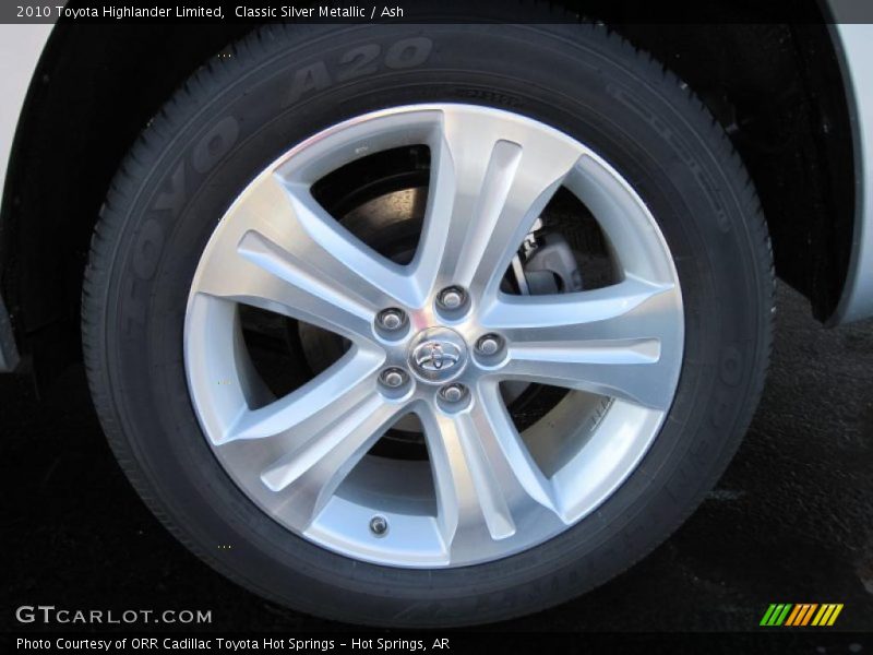 Classic Silver Metallic / Ash 2010 Toyota Highlander Limited