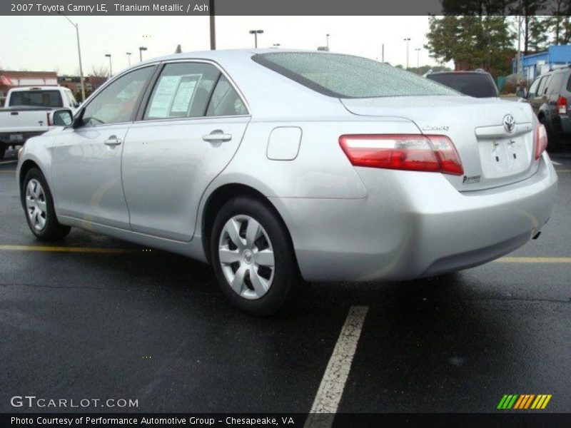 Titanium Metallic / Ash 2007 Toyota Camry LE