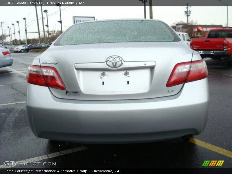 Titanium Metallic / Ash 2007 Toyota Camry LE